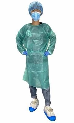 Fumo Isolation Insulation Non Woven Protective Impervious Disposable Disposable Long Sleeve Polypropylene Gown