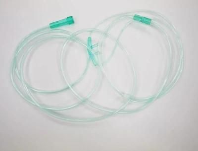 Medical Disposable PVC Nasal Oxygen Cannula with CE ISO Flared Tip