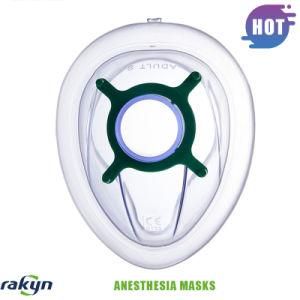 Medical Supply of Disposable PVC Anesthesia Face Masks Oxygen Masks Without Check Valve for Adults