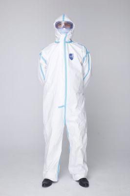 Disposable Medical Protective Coverall Clothing Non Sterilization