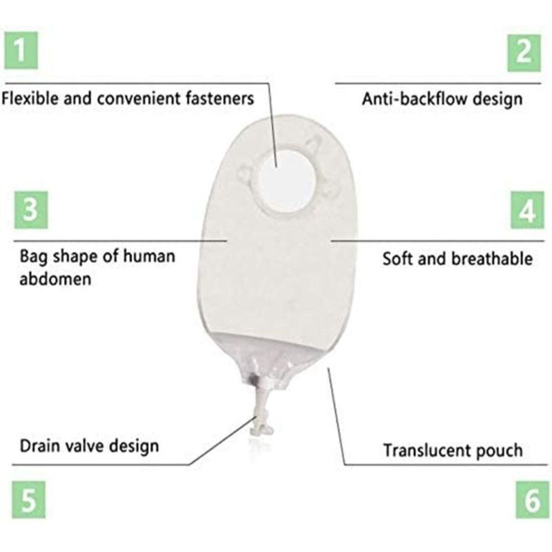 Hb Disposable Colostomy Bag, Patch Skin, Colostomy Care Bag