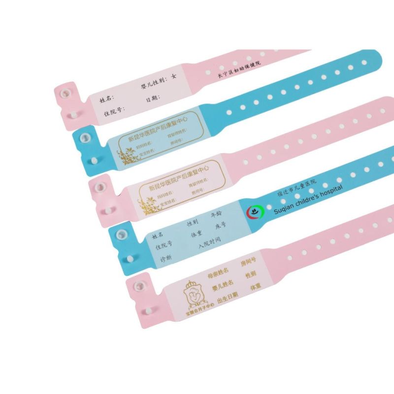 2021 Hot Selling Medical PVC Baby Written on Wristband