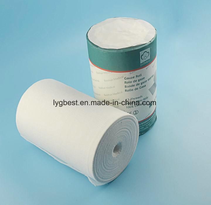 Health Care Medical Gauze Roll for Wound Dressing