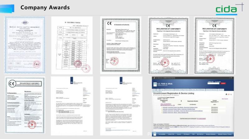 Virus Sampling Collection Tube Vtm Tube with FDA Certificate