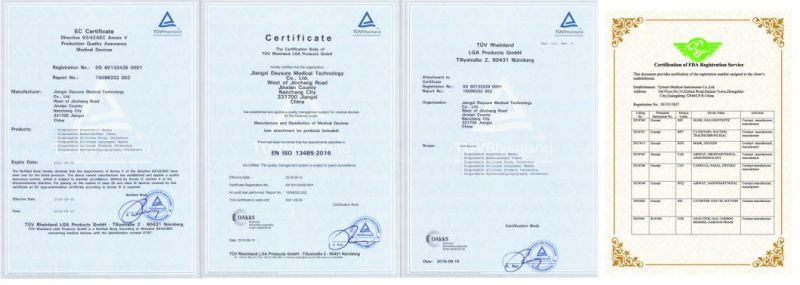 Yankauer Set with Ceritifications ISO13485