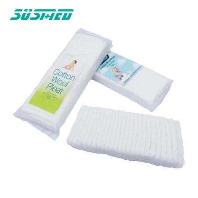 Medical Absorbent Zigzag Cotton Wool Pad 25g, 50g, 60g
