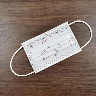 Rabbit Cartoon Printing Children Face Mask