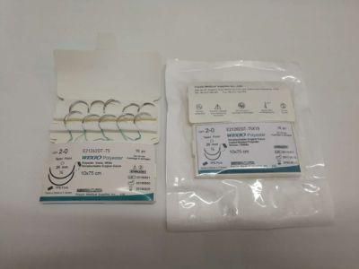 Polyester Surgical Sutures with Pledget