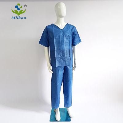 Disposable Surgical Suit Shirt and Trousers Two Pieces for Hospital