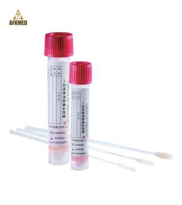 Disposable Virus Sampling Tube with Swab Tube Storage Solution