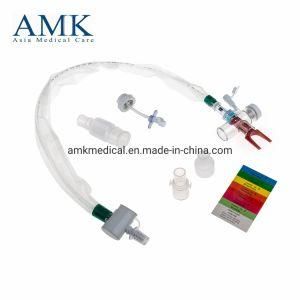 Amk Closed Suction Catheter (T-Piece) 72hours for Adults, Automatic Flushing, Bear-Film Type