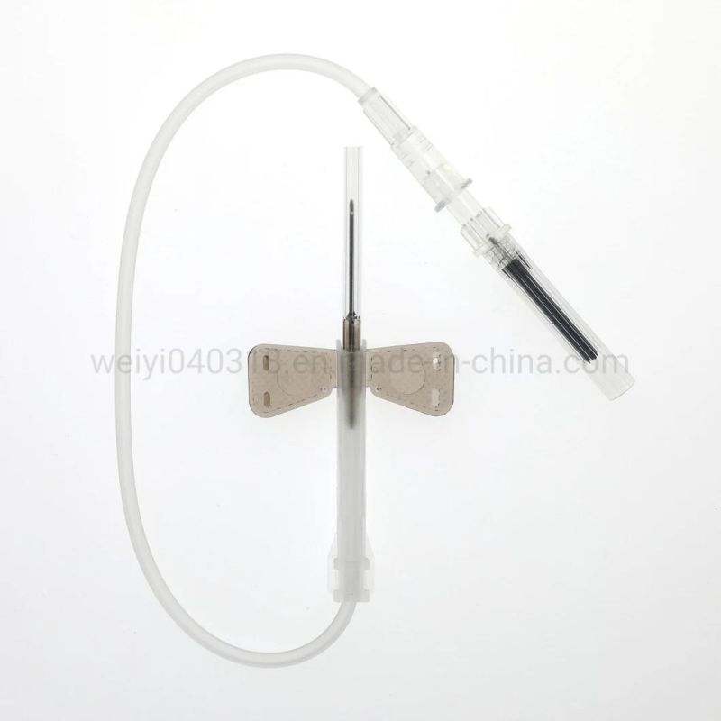 Disposable Medical Scalp Vein Set Butterfly Needle Blood Collectio Needle Infusion Needle Safety Type with CE ISO FDA