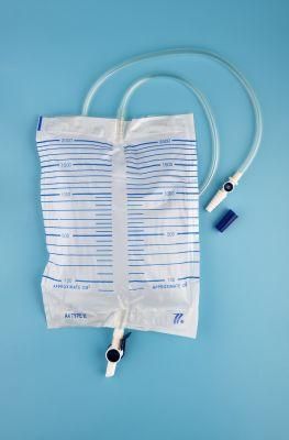 Sterile Medical Disposable Urine Bag Connector Adult Portable Drainage Urine Bag