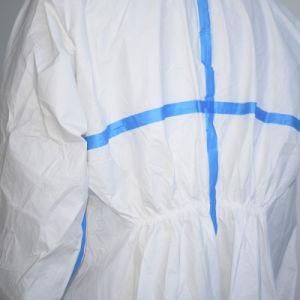 High Quality Isolation Gown Hospital Hooded Disposable Clothing