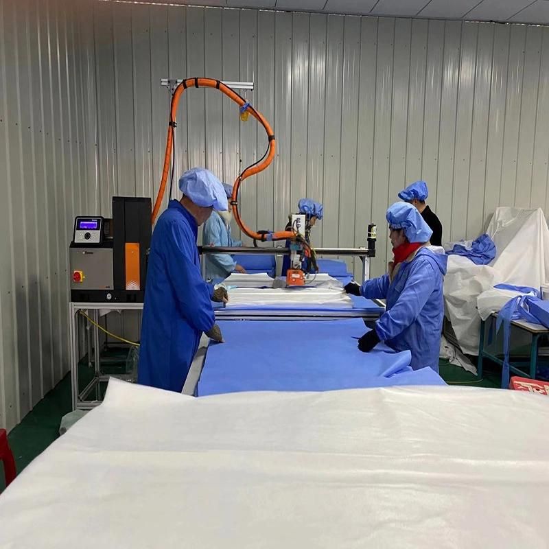 Huicheng Disposable Isolation Clothes Sterilized Non Woven Consumable Protection Surgical Gown