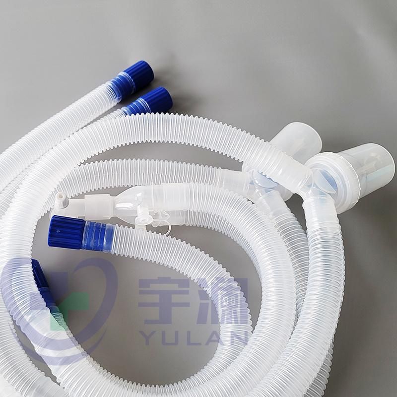 Medical Disposable Sterile Corrugated Ventilator Breathing Circuit for Adult