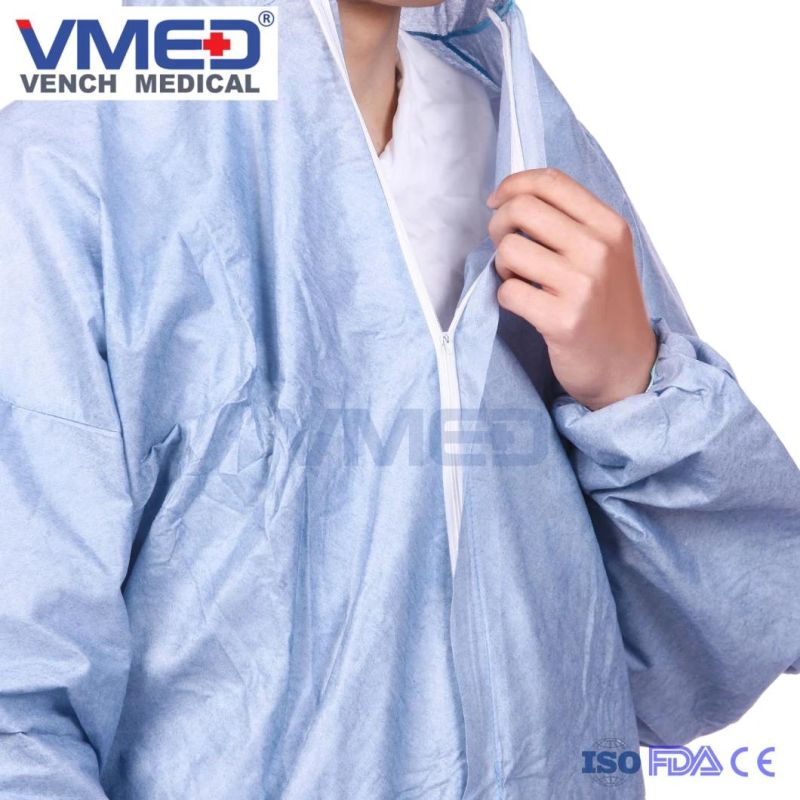 Disposable Safety Protective Clothing Coveralls Non-Woven Protective Clothing
