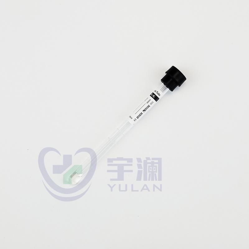 Disposable Pet Vacuum Blood Collection Tube Black Cap ESR Tube