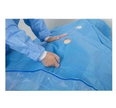 Uroligical Tur Fenestrated Surgical Drapes Clear PE Film Pouch Finger Cot