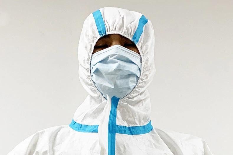 Nonwoven Disposable Protection Suit Protective Clothing Overall