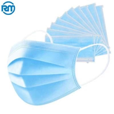 Factory Price Disposable Face Mask 3 Plys Non Woven ISO Certificate More Than 98.7%  Mask Comfortable Indenpendent
