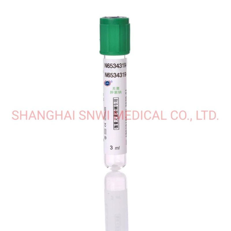 Medical Disposable Consumables Vaculuum Blood Collection Tube with CE
