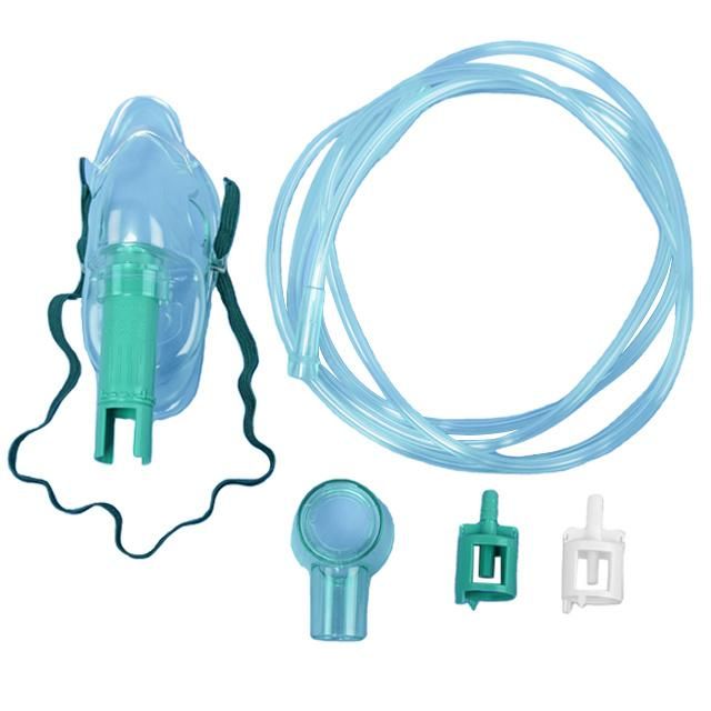 Single Use Disposable Oxygen Mask for Adult Use with Tubing