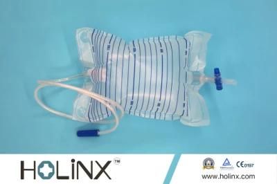 Disposable Urine Bag with T Valve for Adults