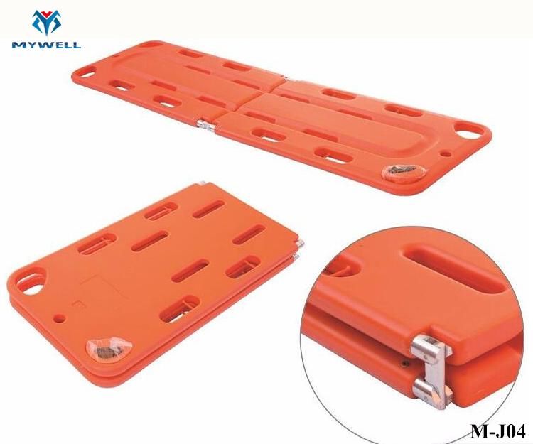 M-J04 2015 New Design Multifunction First-Aid Devices Type PE Spinal Board Stretcher