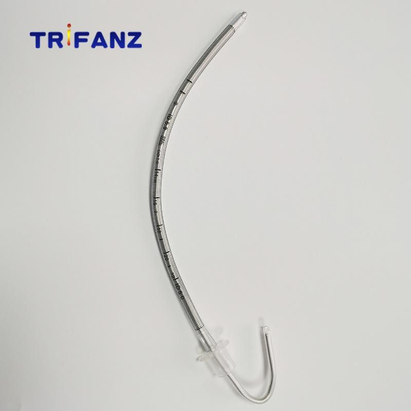 Disposable PVC Reinforced Endotracheal Tube Without Cuff