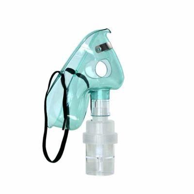 ISO, CE, FDA Approved Medical Oxygen Nebulizer Mask Factory with Oxygen Tube Factory for Nebulization for Hospital Use Green