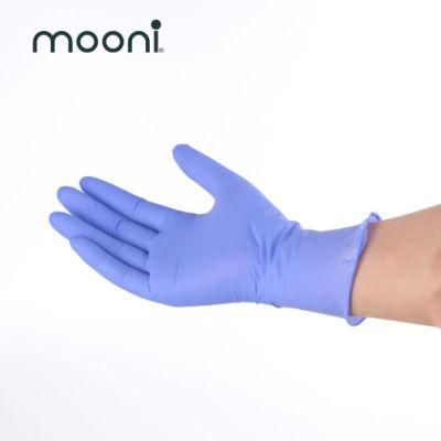 Wholesale Rubber Non-Latex Medical Protective Examination Gloves Safety Eco-Friendly Disposable Medical Nitrile Gloves