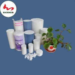 100% Absorbent Cotton, Absorbent Cotton Roll 50g, 100g, 200g 250g, 500g 100g, Ce, ISO13485 for Medical Use