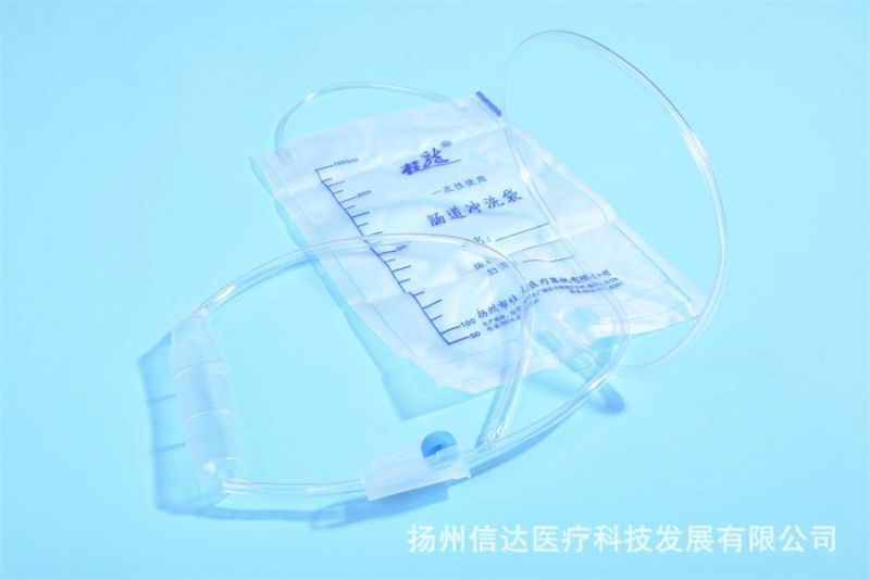 Medical Disposable 1000ml Coffee Enema, Intestinal Cleansing and Defecation Hydrotherapy Bag, Intestinal Irrigation Bag