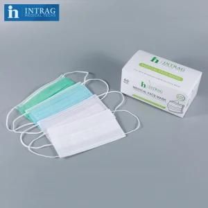 Manufactory Fashion Disposable Facial Mask Iir Type Non Woven Three Layers Surigcal Medical Masks with En 14683 Approval