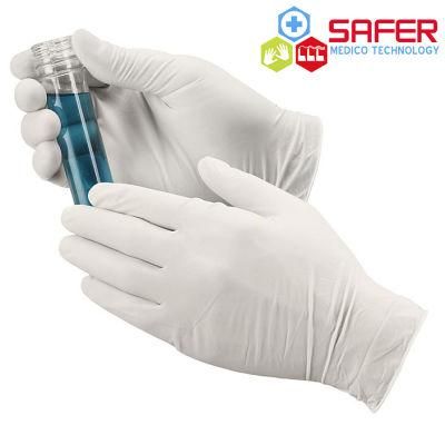 Disposable Latex Examination Gloves High Quality Powder Medical Grade