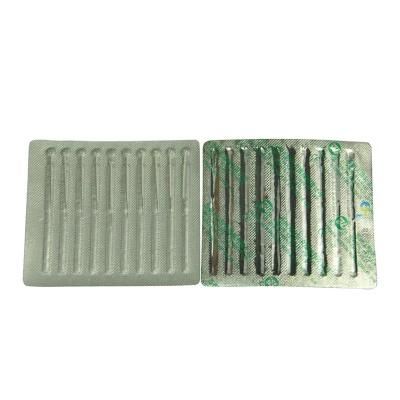 Single Use 100% Sterile Silver Wire Handle Medical Acupuncture Needles with Aluminum Foil Packing