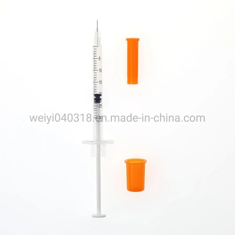 Professional Manufacture of Disposable Medical Products Insulin syringe Sterile with CE&ISO