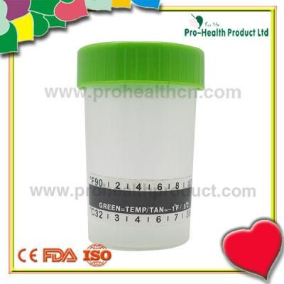 Urine Cup With Thermometer Strip