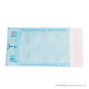 Self-Sealing Eo Steam/Autoclave Sterilization Blue Complex Film Pouch