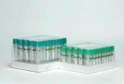 Disposable Sterile Pet/Glass Gel Heparin Sodium/Heparin Lithium Vacuum Blood Collection Tube