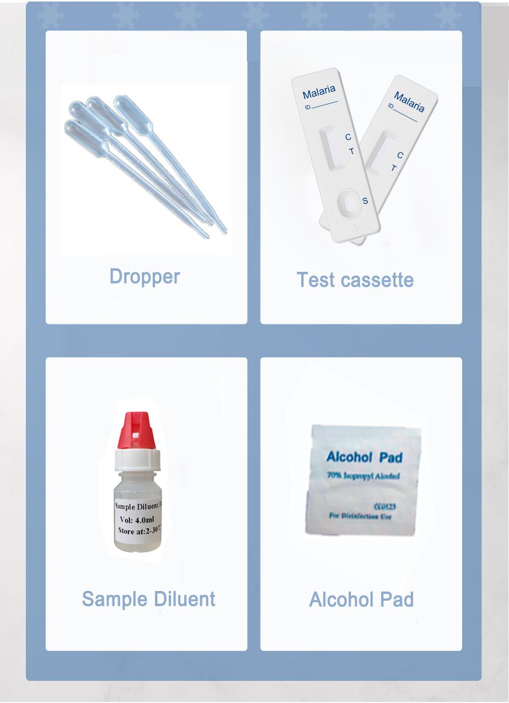 Malaria P. F. Pan Rapid Test Cassette Kit (Whole Blood)