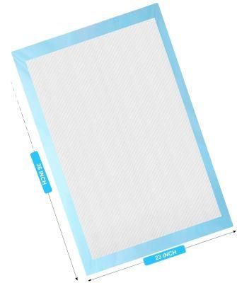 3 Layer Disposable Underpad 60X60 60X90 Bedsheet for Incontinence People