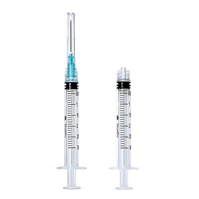 China High Quality Disposable Medical Plastic Luer Lock Syringe with Needle or Without Needle