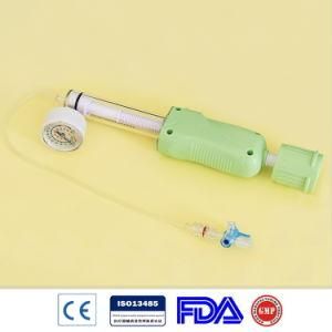 Balloon Inflation Device with Mechanical Gauge for Ptca PCI Operation