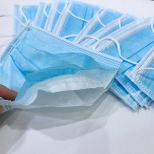 CE Non Woven Disposable Elastic Earloop Type Protective 3ply Surgical Mask Manufacturer