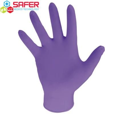 China Supplier for Examination Non Sterile Purple Nitrile Gloves