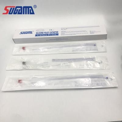 High Grade Medical Disposable Silicone Coated 2 Way Latex Foley Catheter