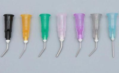 Hot Sale &amp; High Quality Straight/Curved Disposable Medical Dental Needle Curved Type
