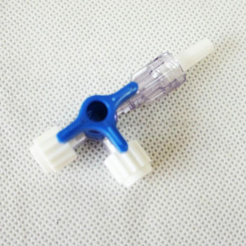 Sterile Medical Disposable Three-Port Valve  ISO Approved